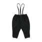 ANALOGIE BLACK WASH BUBBLE SUSPENDER PANTS