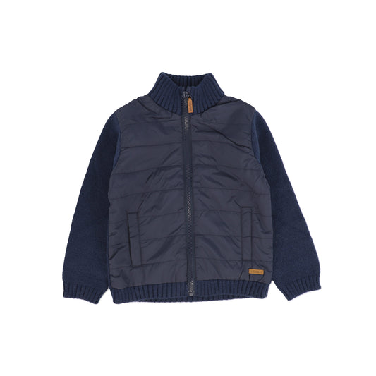 LOSAN ZIPPY NAVY PUFFER JACKET