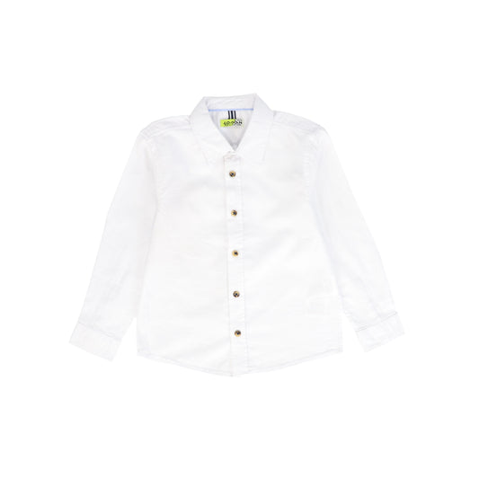 LOSAN ZIPPY WHITE COLLAR SHIRT [FINAL SALE]