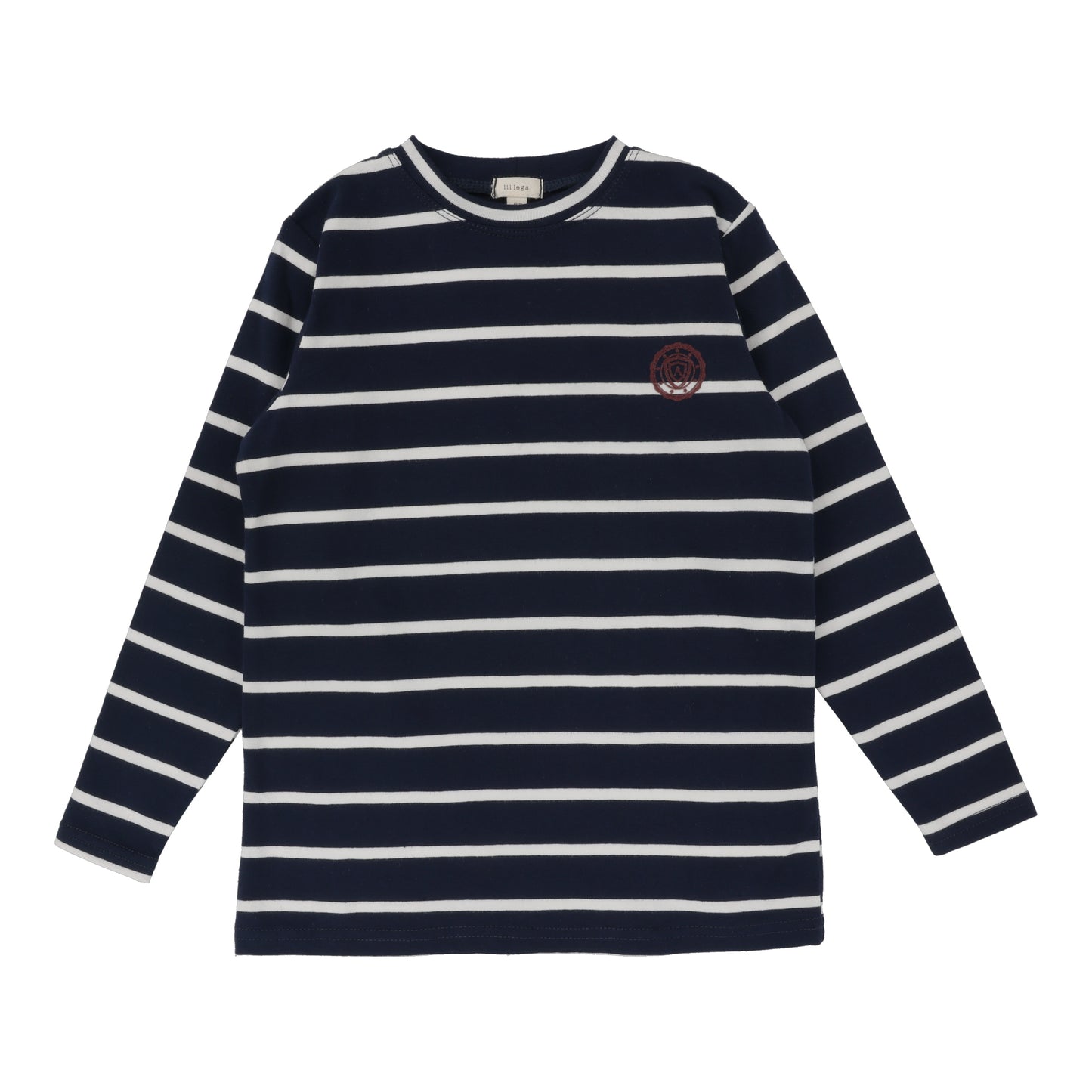 LIL LEGS NAVY/CREAM STRIPE TEE [FINAL SALE]