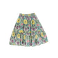 NICOLE MILLER GREEN GARDEN PRINT SKIRT [FINAL SALE]