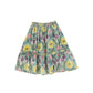 NICOLE MILLER GREEN GARDEN PRINT SKIRT [FINAL SALE]