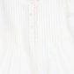 LOUIS LOUISE OFF WHITE LACE TRIM BLOUSE