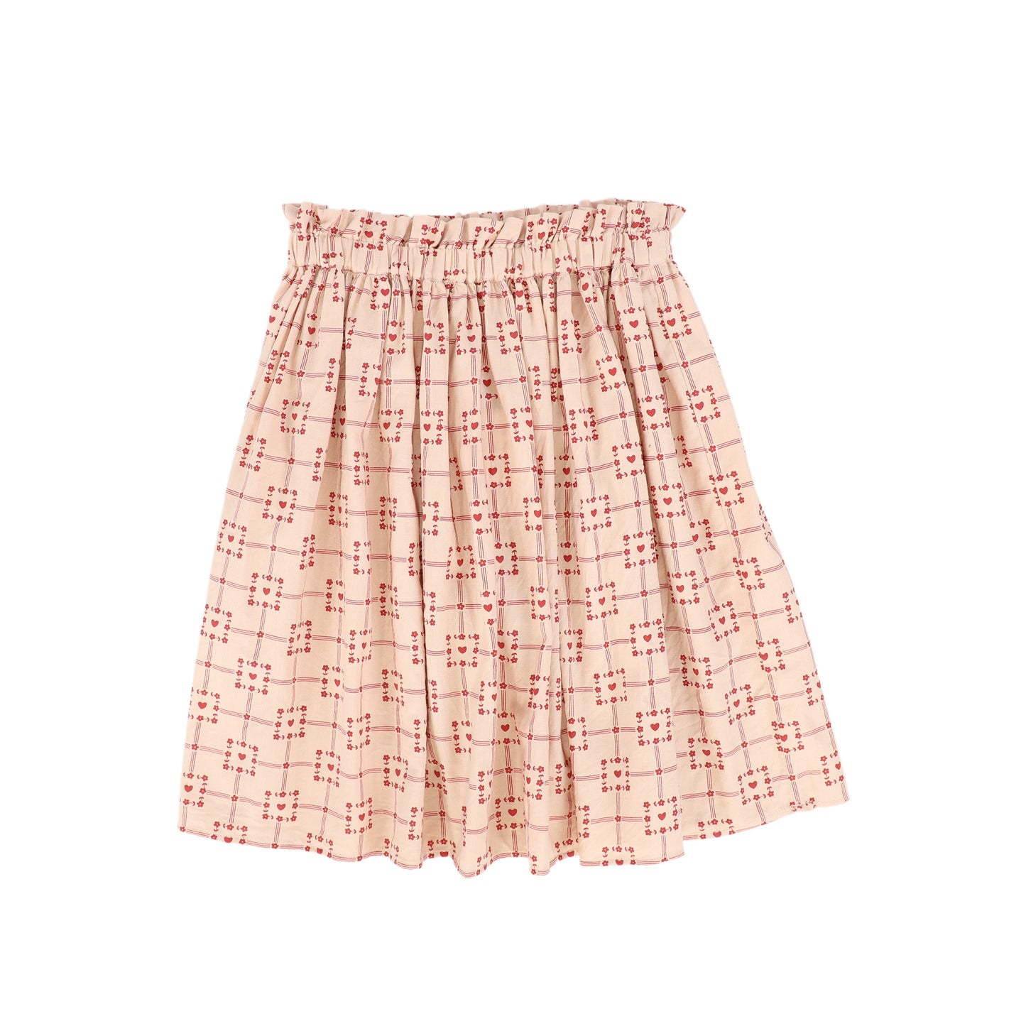 LOUIS LOUISE PINK/RED FLOWER PRINT SKIRT