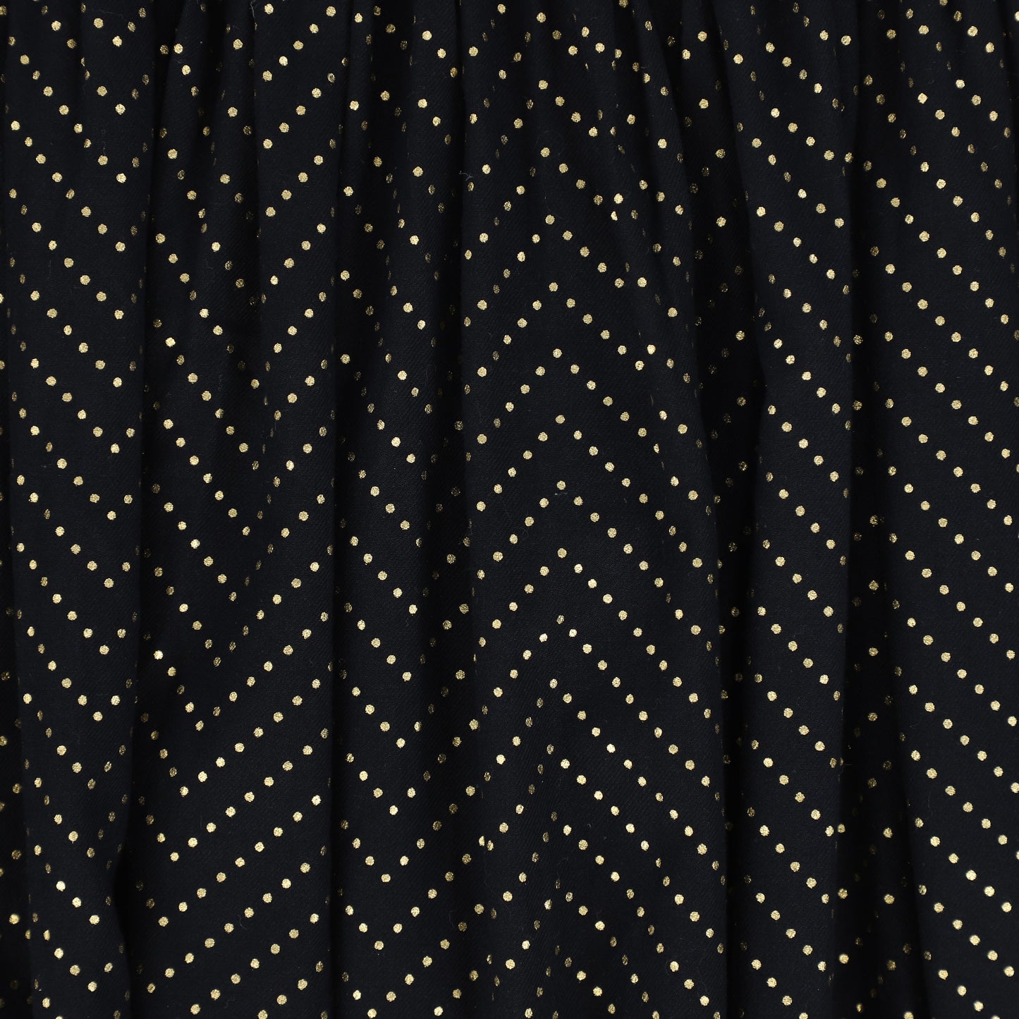 LOUIS LOUISE BLACK/GOLD DOTTED SKIRT