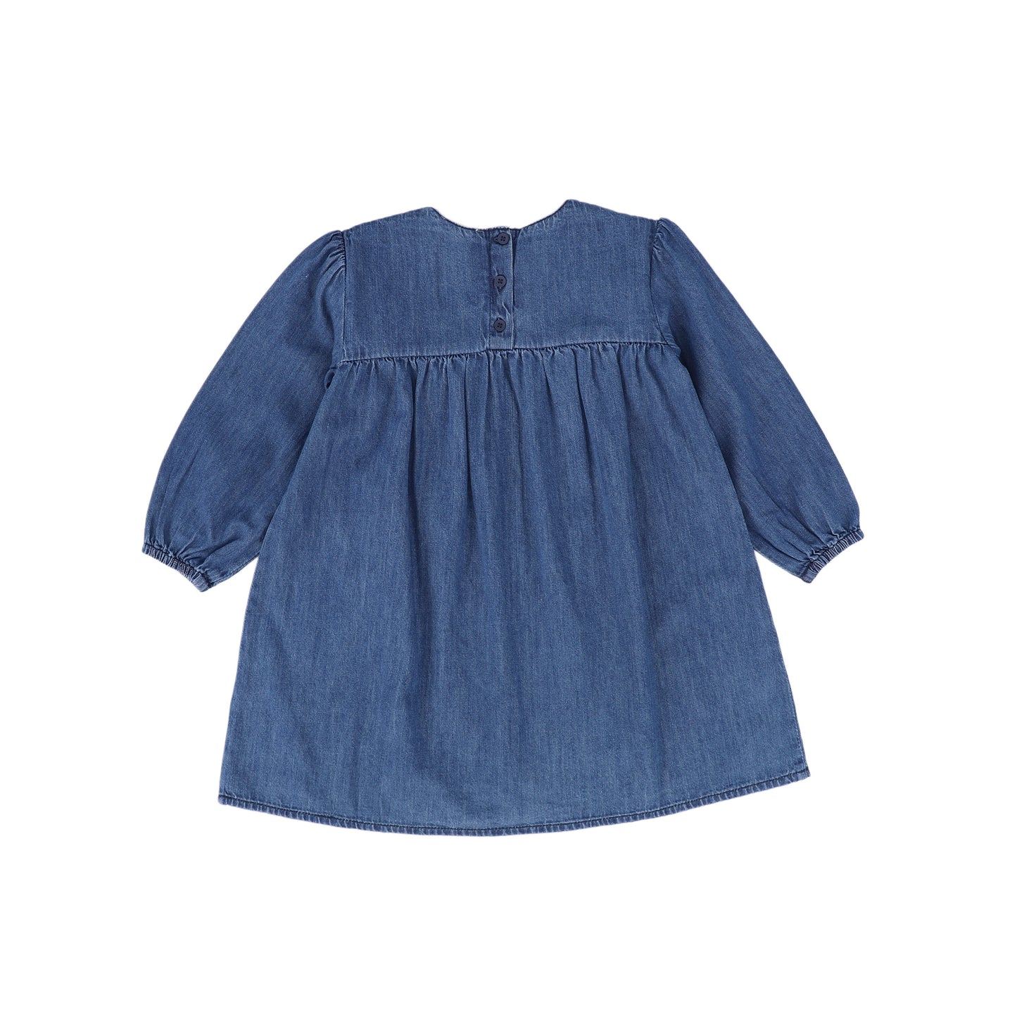 LOUIS LOUISE BLUE DENIM QUILTED DRESS