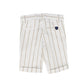 MANUELL & FRANK WHITE TAUPE STRIPED SHORTS [FINAL SALE]