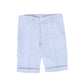 MANUELL & FRANK PALE BLUE PIN STRIPED SHORTS [FINAL SALE]