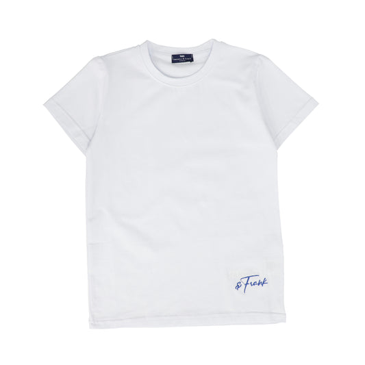 MANUELL & FRANK WHITE/BLUE SS TEE
