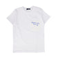 MANUELL & FRANK WHITE LOGO POCKET TEE [FINAL SALE]