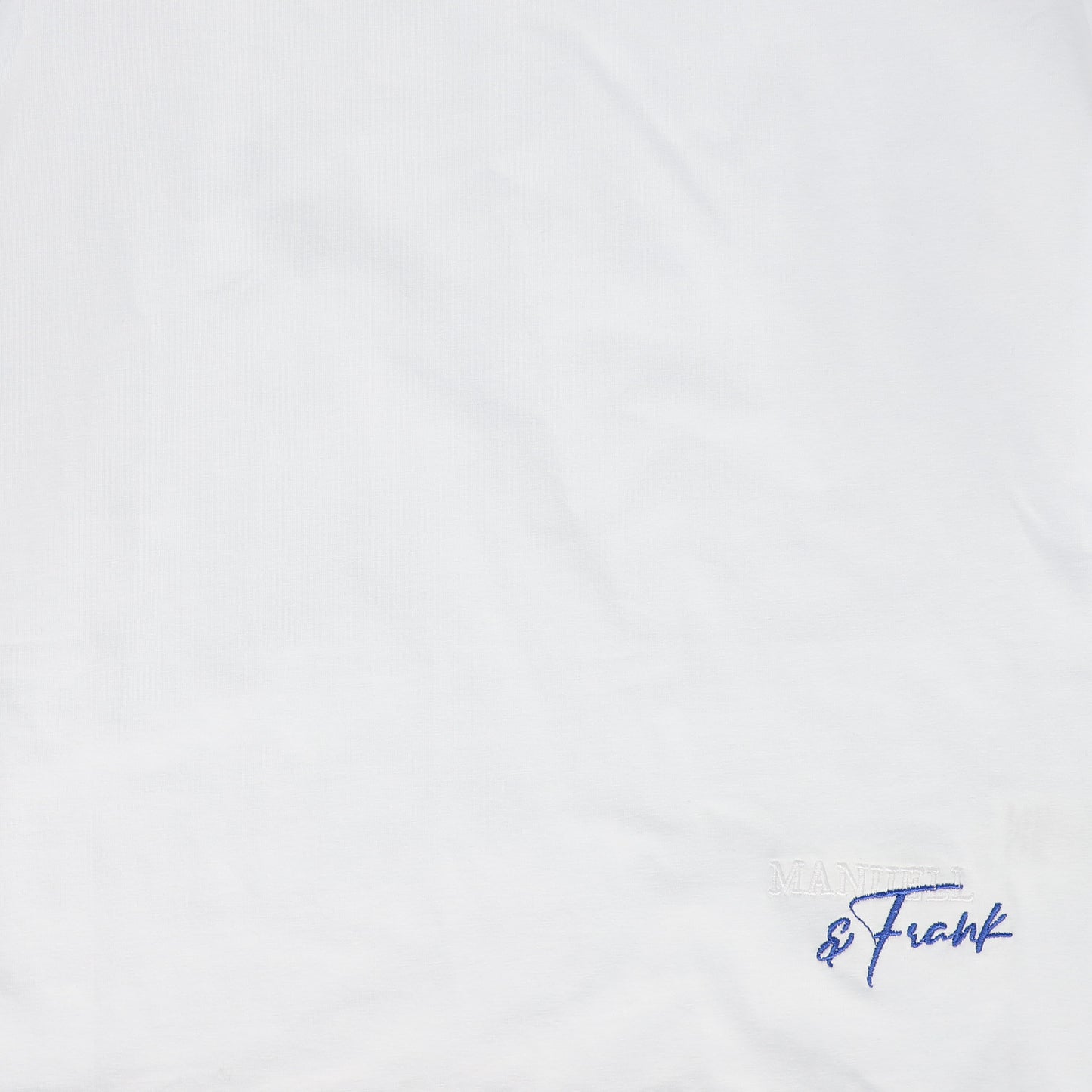 MANUELL & FRANK WHITE/BLUE SS TEE [FINAL SALE]