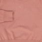 BACE COLLECTION MAUVE LOGO EMBROIDERED CREWNECK SWEATER