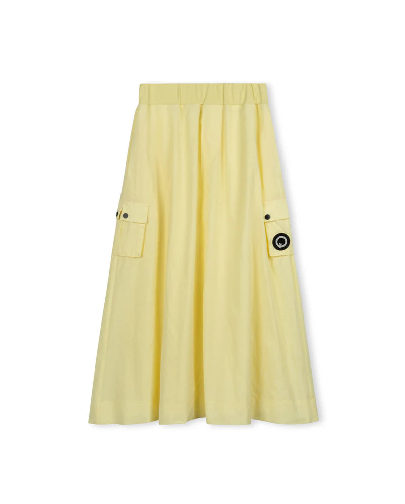 VIBE YELLOW PARACHUTE POCKET SKIRT