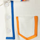 DUKE AND PORT WHITE PIQUE TRIM POLO [FINAL SALE]