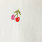 PHIL AND PHOEBE WHITE CHERRY PATCH T-SHIRT