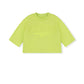 CABANA LIME SELF FABRIC DETAIL T-SHIRT