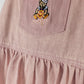 PHIL AND PHOEBE PINK TEDDY BEAR PATCH ROMPER