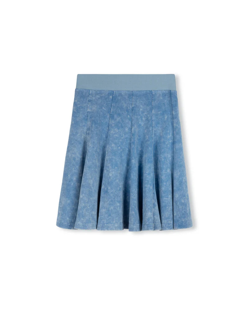 CABANA LIGHT BLUE MINERAL WASH PANEL SKIRT