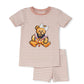 PHIL AND PHOEBE PINK TEDDY BEAR STRIPED T-SHIRT SET