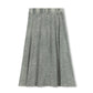 VIBE LIGHT GREY MINERAL WASH FLYFRONT SKIRT