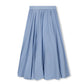 VIBE BLUE GAUZE MIDI SKIRT