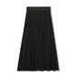 VIBE BLACK A-LINE MAXI SKIRT