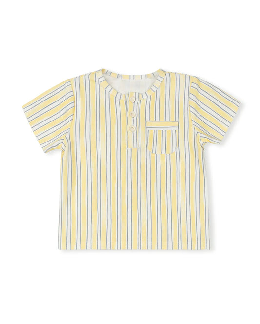PHIL AND PHOEBE YELLOW STRIPED T-SHIRT