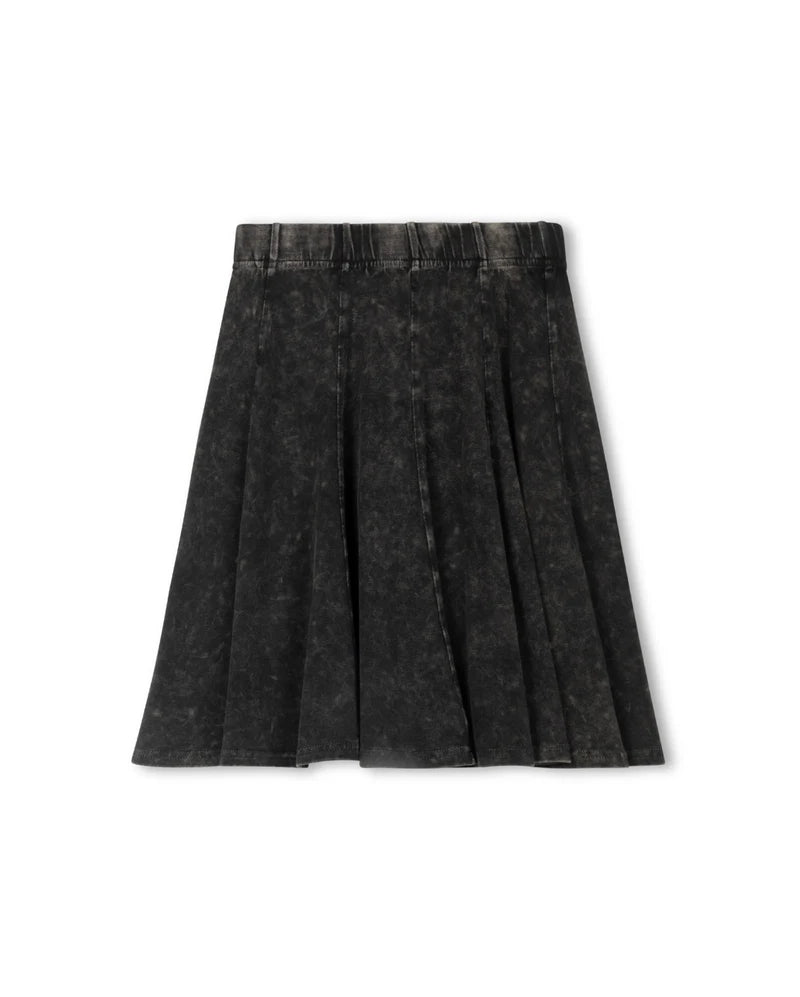 CABANA BLACK MINERAL WASH PANEL SKIRT