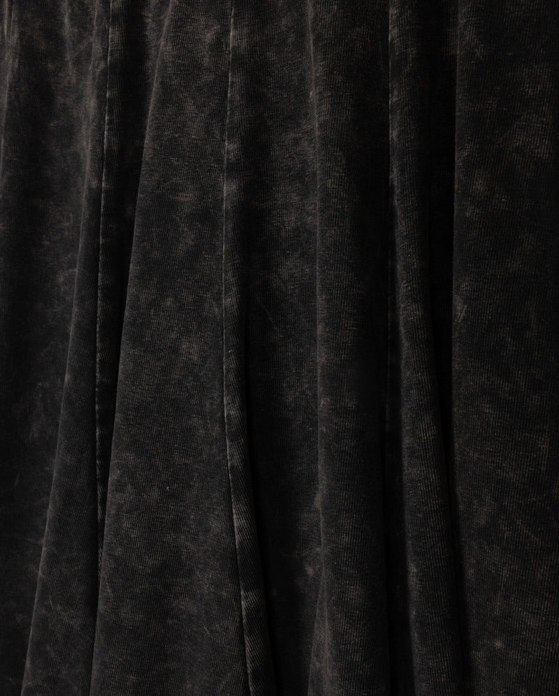 CABANA BLACK MINERAL WASH PANEL SKIRT