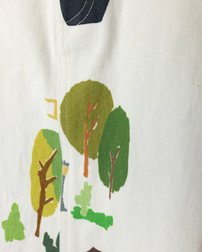 CABANA MULTI PRINTED JEAN SKIRT