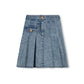 CABANA DENIM SINGLE POCKET PLEAT SKIRT