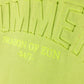 CABANA LIME SELF FABRIC DETAIL T-SHIRT