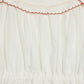 ONE CHILD WHITE EMBROIDERED SCALLOP TRIM DRESS