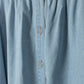 VIBE LIGHT BLUE DENIM CHAMBRAY POCKET MAXI SKIRT [FINAL SALE]
