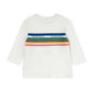 CABANA WHITE STRIPED T-SHIRT