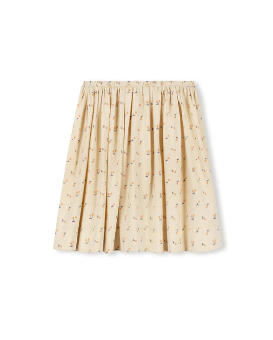 CABANA PEACH CHERRY PRINTED T-SHIRT SKIRT