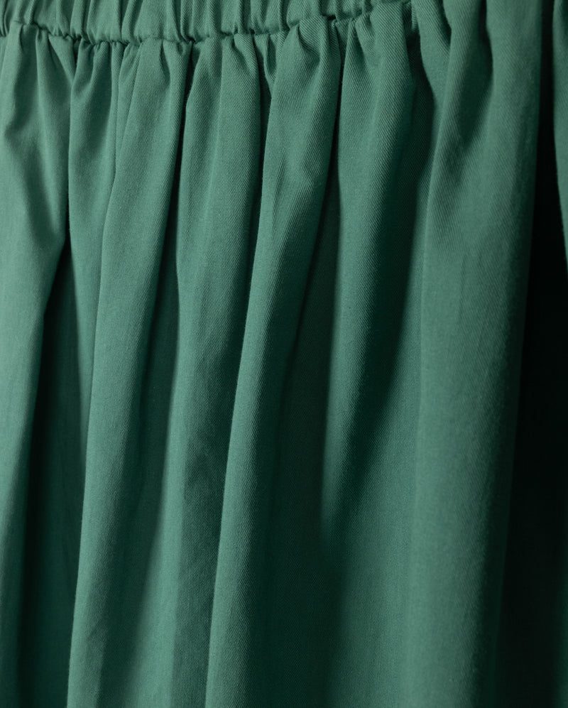 CABANA GREEN POPLIN SKIRT