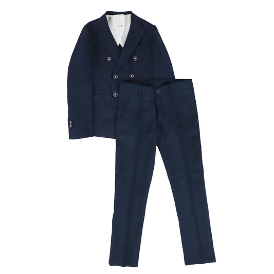 MANUELL & FRANK DARK NAVY DOUBLE BREASTED SUIT