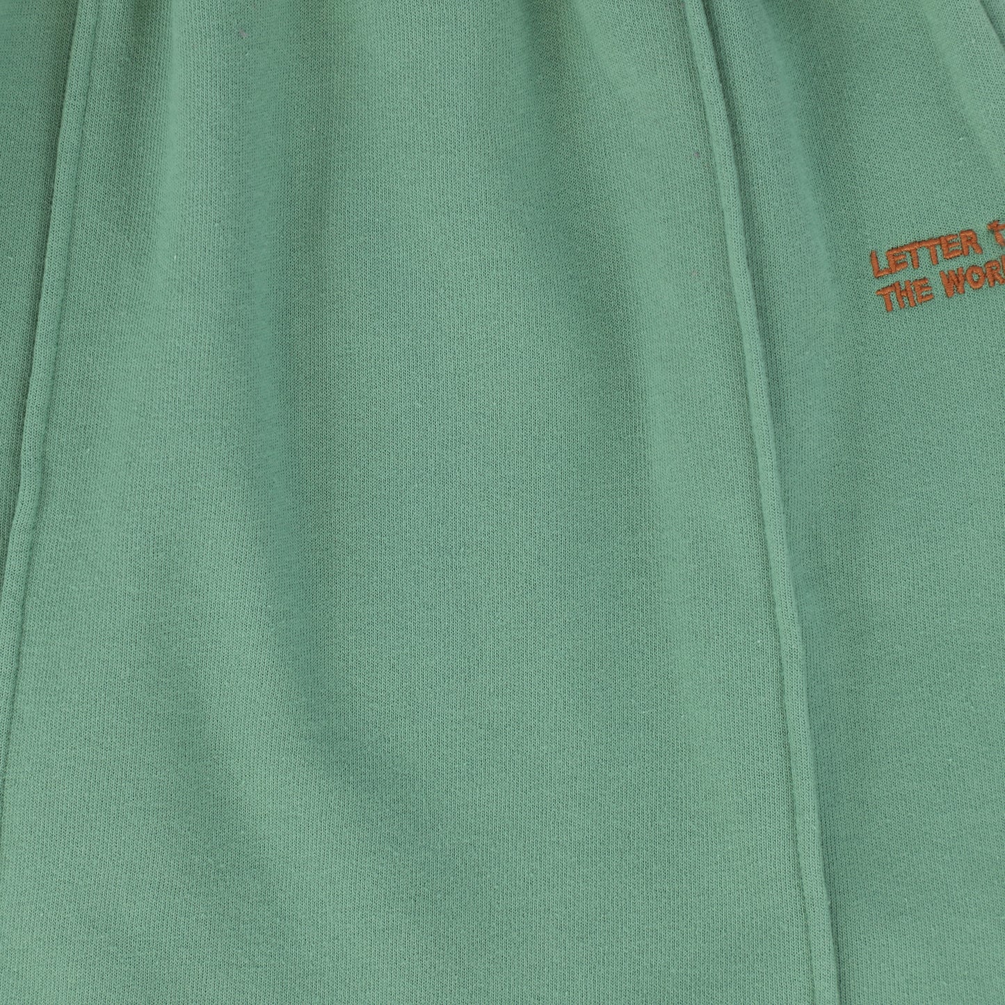 LETTER TO THE WORLD GREEN SWEATSHIRT LOGO SKIRT [FINAL SALE]