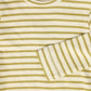 PETIT PIAO GREEN AND OFF WHITE STRIPED MODAL TSHIRT [Final Sale]