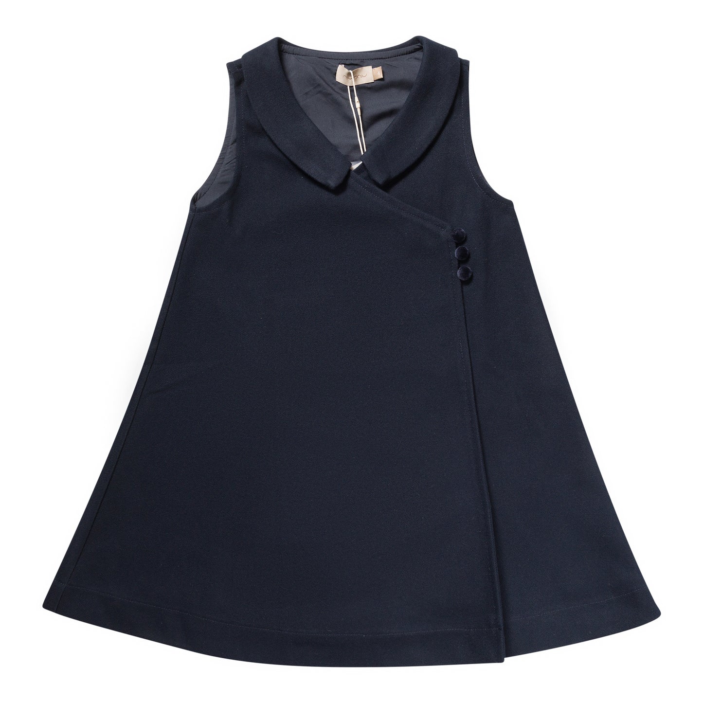 NUMU NAVY WOOL WRAP JUMPER