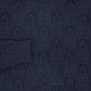BACE COLLECTION NAVY CHECKED BUBBLE KNIT SWEATER