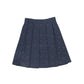 BACE COLLECTION NAVY STRIPED LOGO SKIRT