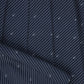 BACE COLLECTION NAVY STRIPED LOGO SKIRT