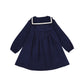 PLEASE MOM NAVY CORDUROY DRESS [FINAL SALE]