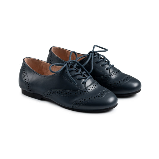 RAYBELLE NAVY DOTTED LACE SHOE