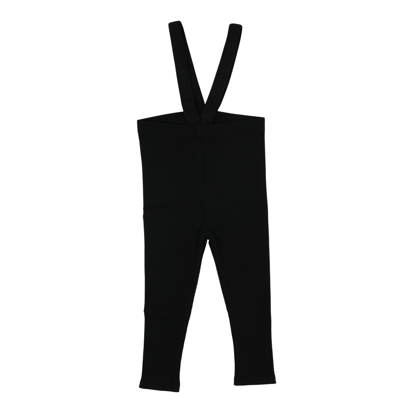 LIL LEGS BLACK SUSPENDER LEGGINGS