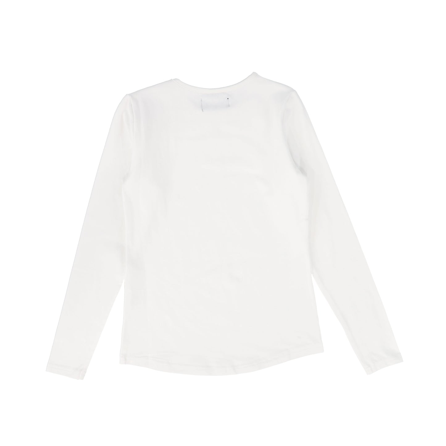 NAVVY WHITE SOLID TEE [FINAL SALE]