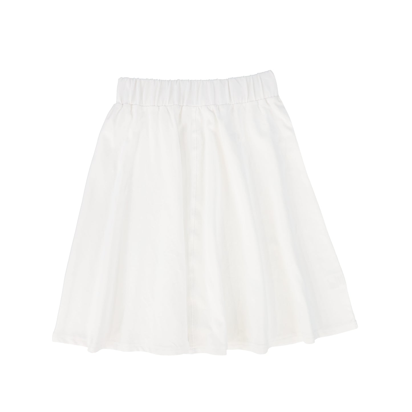 NAVVY WHITE A-LINE SKIRT [FINAL SALE]