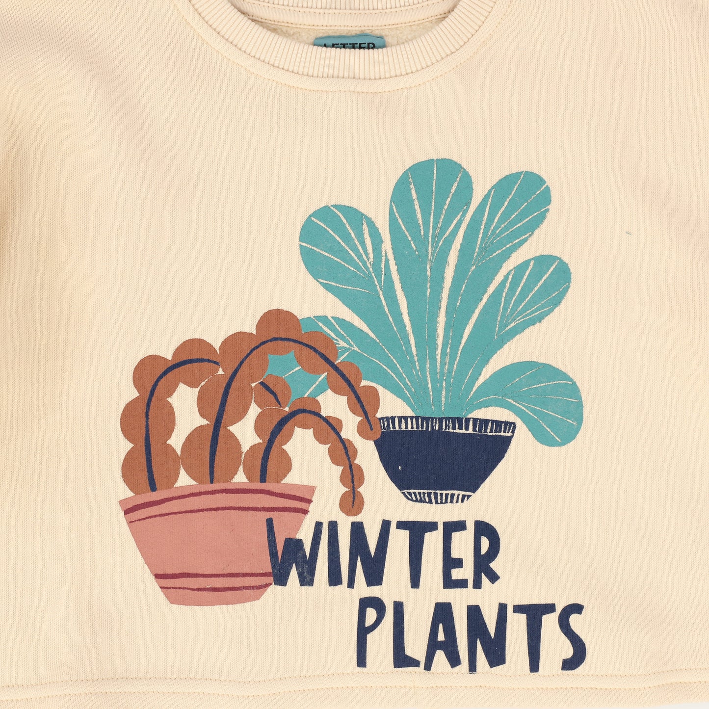 LETTER TO THE WORLD BIEGE PLANT PATCH SWEATSHIRT [FINAL SALE]